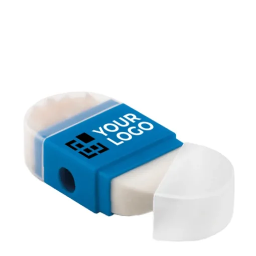 Gift Campaign Gomma da cancellare promozionale con temperino Duo> Gadget Per La Scuola|Gadget Per L'Ufficio