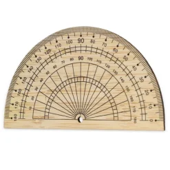 Gift Campaign Goniometro in bambù personalizzabile per disegno o geometria> Gadget Per L'Ufficio
