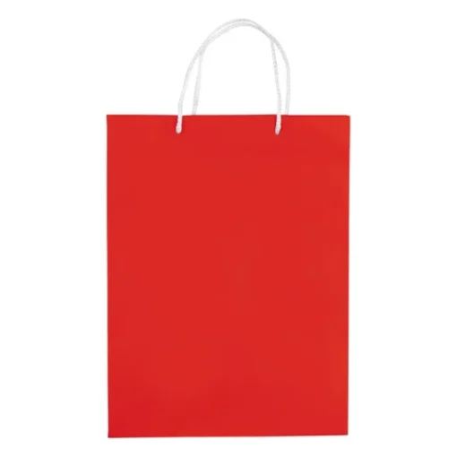 Gift Campaign Grande busta di carta laminata da 200g/m2 colorata con manici in corda> Buste Di Carta