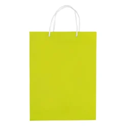 Gift Campaign Grande busta di carta laminata da 200g/m2 colorata con manici in corda></noscript> Buste Di Carta
