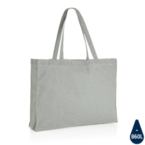 Gift Campaign Grandi shopper di cotone riciclato da stampare 145 g/m2 Waterless> Shopper In Cotone Personalizzate