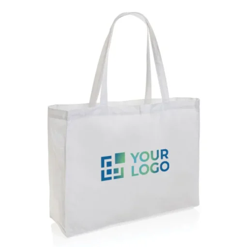 Gift Campaign Grandi shopper di cotone riciclato da stampare 145 g/m2 Waterless> Shopper In Cotone Personalizzate