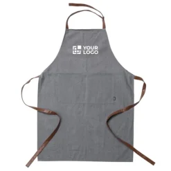 Gift Campaign Grembiule da cucina in RPET con lacci in similpelle.><noscript><img width=