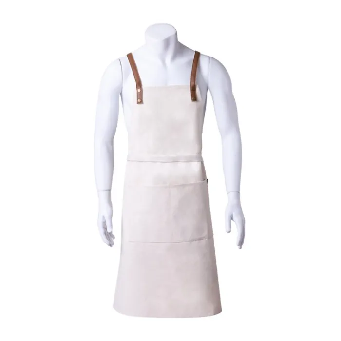 Gift Campaign Grembiule in cotone canvas con nastri regolabili in similpelle 340g/m2> Grembiuli Personalizzati