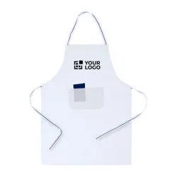 Gift Campaign Grembiule in cotone e poliestere con taglio sopra al ginocchio></noscript> Grembiuli Personalizzati
