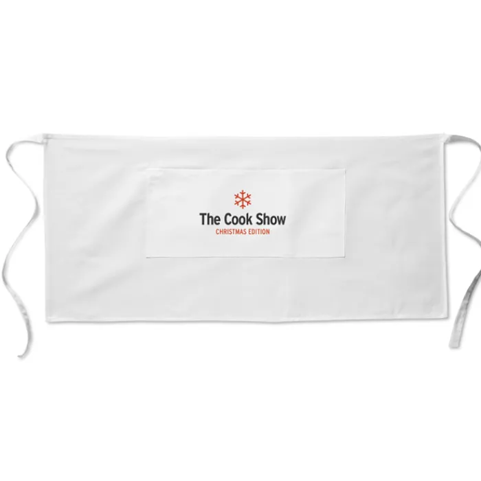 Gift Campaign Grembiule promozionale serigrafato corto da 195 g/m2 Bistro> Grembiuli Personalizzati