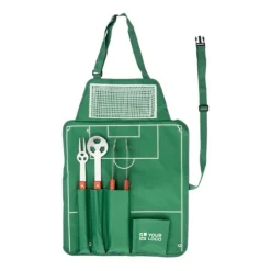 Gift Campaign Grembiule speciale per barbecue con 4 utensili a tema calcio></noscript> Grembiuli Personalizzati