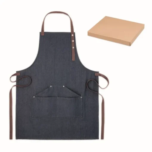 Gift Campaign Grembiuli con logo in tessuto denim 240 g/m2 con 3 tasche Denim Plus> Grembiuli Personalizzati