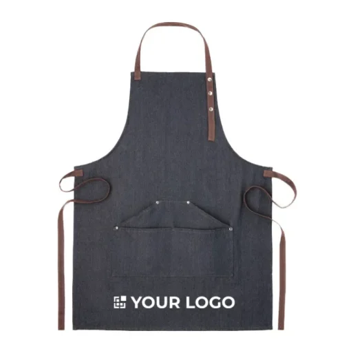 Gift Campaign Grembiuli con logo in tessuto denim 240 g/m2 con 3 tasche Denim Plus> Grembiuli Personalizzati