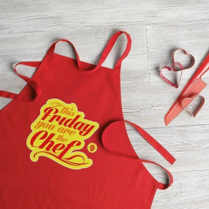 Gift Campaign Grembiuli corporativi da cucina in cotone 180 g/m2 Chef> Grembiuli Personalizzati