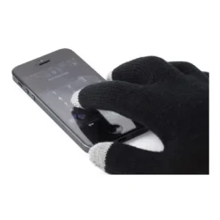 Gift Campaign Guanti con logo in poliestere con etichetta e 3 dita touch Label> Guanti