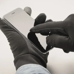 Gift Campaign Guanti sportivi in poliestere con indice e pollice con funzione touch><noscript><img width=