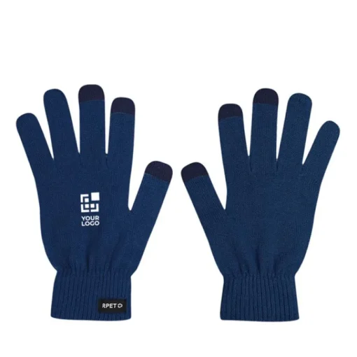 Gift Campaign Guanti touch per adulti in morbido poliestere rPET taglia unica> Guanti