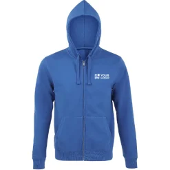 Gift Campaign Hoodie da uomo con cerniera intera in cotone e poliestere SOL'S Spike><noscript><img width=