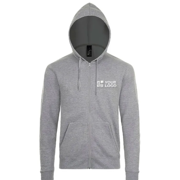 Gift Campaign Hoodie promozionali con zip in cotone e poliestere 260g/m2 SOL'S Stone> Felpe Personalizzate