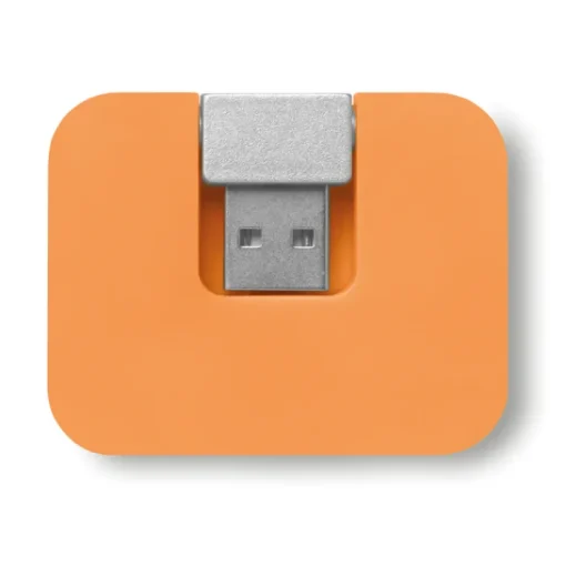 Gift Campaign Hub USB personalizzato economico compatto in ABS 4 USB A Quadrato> Gadget Per L'Ufficio
