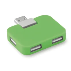 Gift Campaign Hub USB personalizzato economico compatto in ABS 4 USB A Quadrato></noscript> Gadget Per L'Ufficio