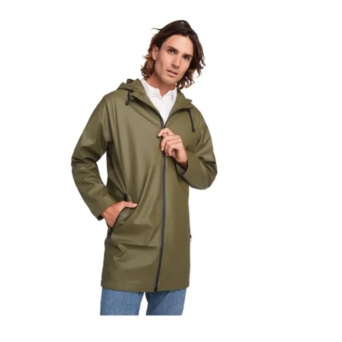 Gift Campaign Impermeabile da uomo con cappuccio in poliestere da 210 g/m2 Roly> Giubbotti