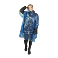 Gift Campaign Impermeabile monouso in plastica riciclata certificata GRS taglia unica><noscript><img width=