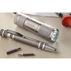Gift Campaign Kit con penna personalizzata multifunzione e torcia LED TorchSet></noscript> Altri Attrezzi