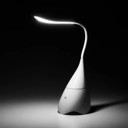 Gift Campaign Lampada da scrivania con logo con speaker e braccio flessibile Beats> Gadget Per L'Ufficio