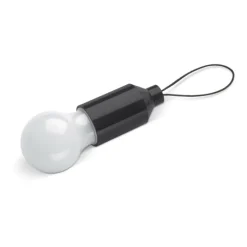Gift Campaign Lampadina con luce a 1 LED in ABS con filo per appenderla></noscript> Torce