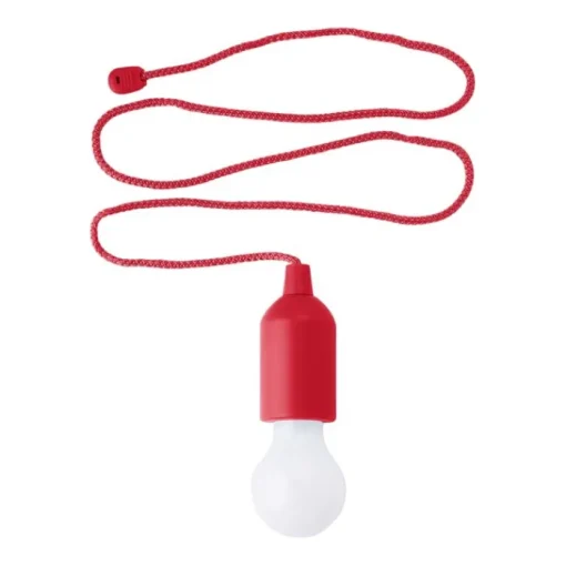 Gift Campaign Lampadina con luce LED colorata con filo abbinato per appenderla 1W> Torce