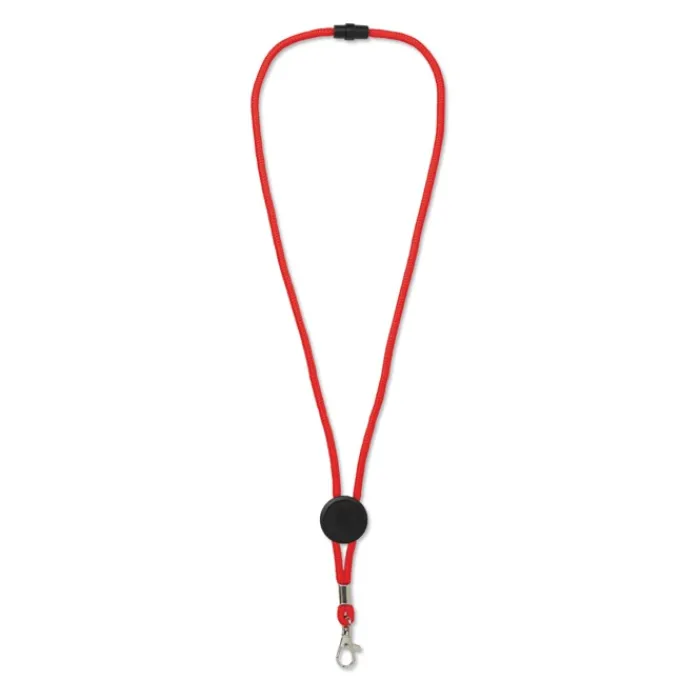 Gift Campaign Lanyard colorato con moschettone in metallo e cursore personalizzabile> Lanyard E Porta Badge Personalizzati