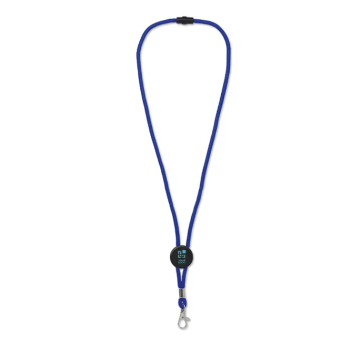 Gift Campaign Lanyard colorato con moschettone in metallo e cursore personalizzabile> Lanyard E Porta Badge Personalizzati
