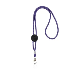 Gift Campaign Lanyard con logo tubolare in poliestere regolabile con design bicolore></noscript> Lanyard E Porta Badge Personalizzati