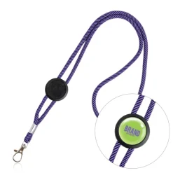 Gift Campaign Lanyard con logo tubolare in poliestere regolabile con design bicolore></noscript> Lanyard E Porta Badge Personalizzati