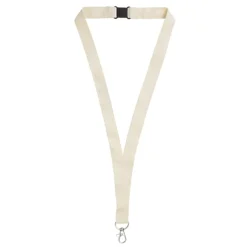 Gift Campaign Lanyard in cotone organico porta badge con chiusura di sicurezza> Lanyard E Porta Badge Personalizzati