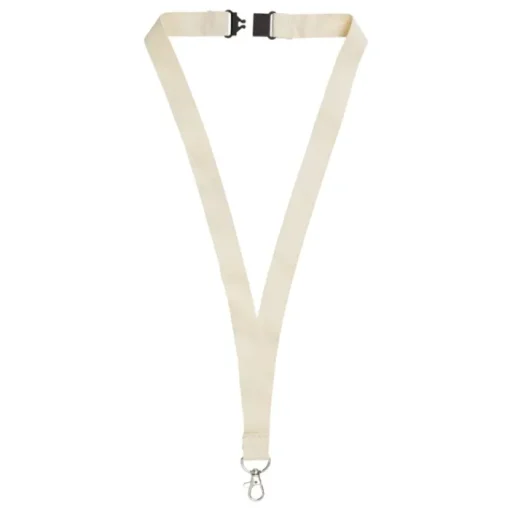 Gift Campaign Lanyard in cotone organico porta badge con chiusura di sicurezza> Lanyard E Porta Badge Personalizzati