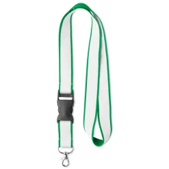 Gift Campaign Lanyard in poliestere con fettuccia satinata e fibbia Double Plus></noscript> Lanyard E Porta Badge Personalizzati
