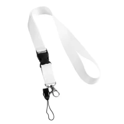Gift Campaign Lanyard in poliestere con doppio aggancio e fibbia Doubleclip Plus></noscript> Lanyard E Porta Badge Personalizzati