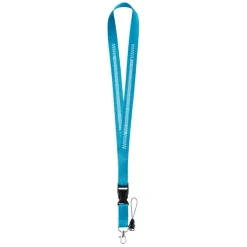 Gift Campaign Lanyard in poliestere con doppio aggancio e fibbia Doubleclip Plus></noscript> Lanyard E Porta Badge Personalizzati
