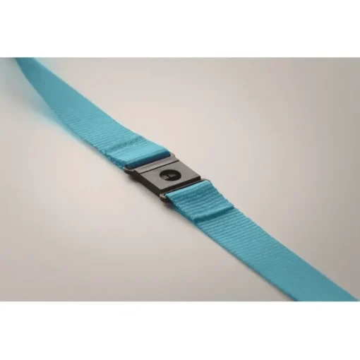 Gift Campaign Lanyard in rPET con moschettone metallico e chiusura di sicurezza 20mm> Lanyard E Porta Badge Personalizzati