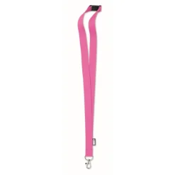 Gift Campaign Lanyard in rPET con moschettone metallico e chiusura di sicurezza 20mm></noscript> Lanyard E Porta Badge Personalizzati