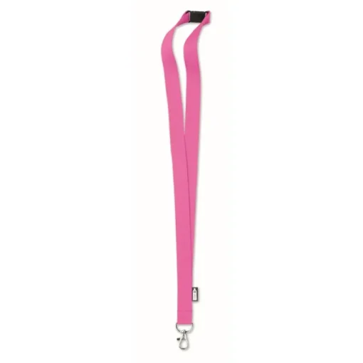 Gift Campaign Lanyard in rPET con moschettone metallico e chiusura di sicurezza 20mm> Lanyard E Porta Badge Personalizzati