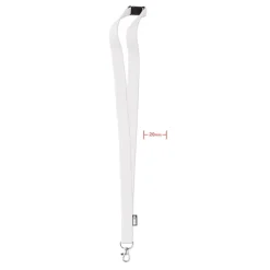 Gift Campaign Lanyard in rPET con moschettone metallico e chiusura di sicurezza 20mm></noscript> Lanyard E Porta Badge Personalizzati
