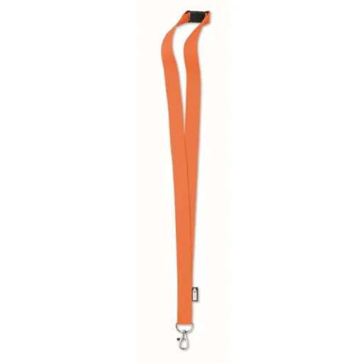 Gift Campaign Lanyard in rPET con moschettone metallico e chiusura di sicurezza 20mm> Lanyard E Porta Badge Personalizzati