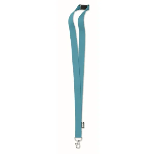 Gift Campaign Lanyard in rPET con moschettone metallico e chiusura di sicurezza 20mm> Lanyard E Porta Badge Personalizzati