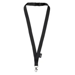 Gift Campaign Lanyard in rPET largo 3cm con chiusura di sicurezza e moschettone> Lanyard E Porta Badge Personalizzati