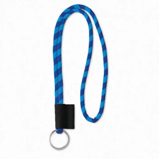 Gift Campaign Lanyard personalizzato porta badge bicolore ø7mm Tube Stripes> Lanyard E Porta Badge Personalizzati