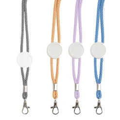 Gift Campaign Lanyard promozionale moderno tubolare in poliestere con moschettone></noscript> Lanyard E Porta Badge Personalizzati