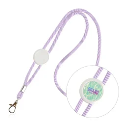 Gift Campaign Lanyard promozionale moderno tubolare in poliestere con moschettone></noscript> Lanyard E Porta Badge Personalizzati