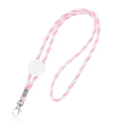 Gift Campaign Lanyard tubolare in poliestere con righe bianche e colore a scelta></noscript> Lanyard E Porta Badge Personalizzati