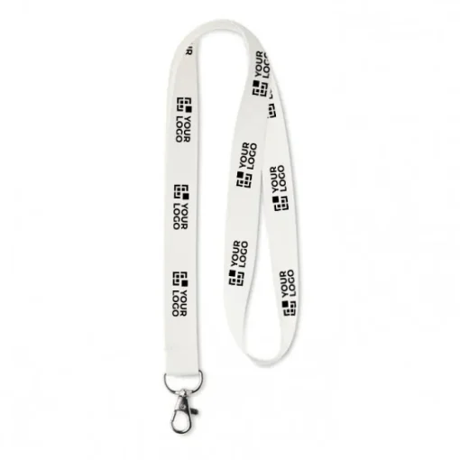 Gift Campaign Lanyards da collo personalizzati ecologici da 15, 20 o 25 mm RPET> Lanyard E Porta Badge Personalizzati