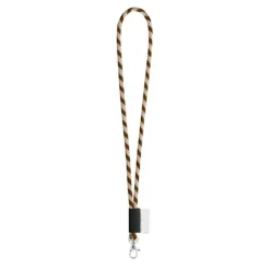 Gift Campaign Lanyards porta badge personalizzati a consegna rapida Tube Stripes Dark> Lanyard E Porta Badge Personalizzati