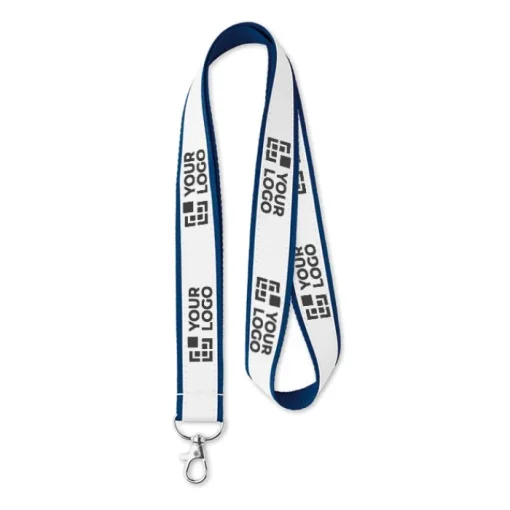 Gift Campaign Lanyards portabadge personalizzabili con fettuccia satinata Double> Lanyard E Porta Badge Personalizzati